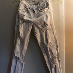 White Ripped Jeans